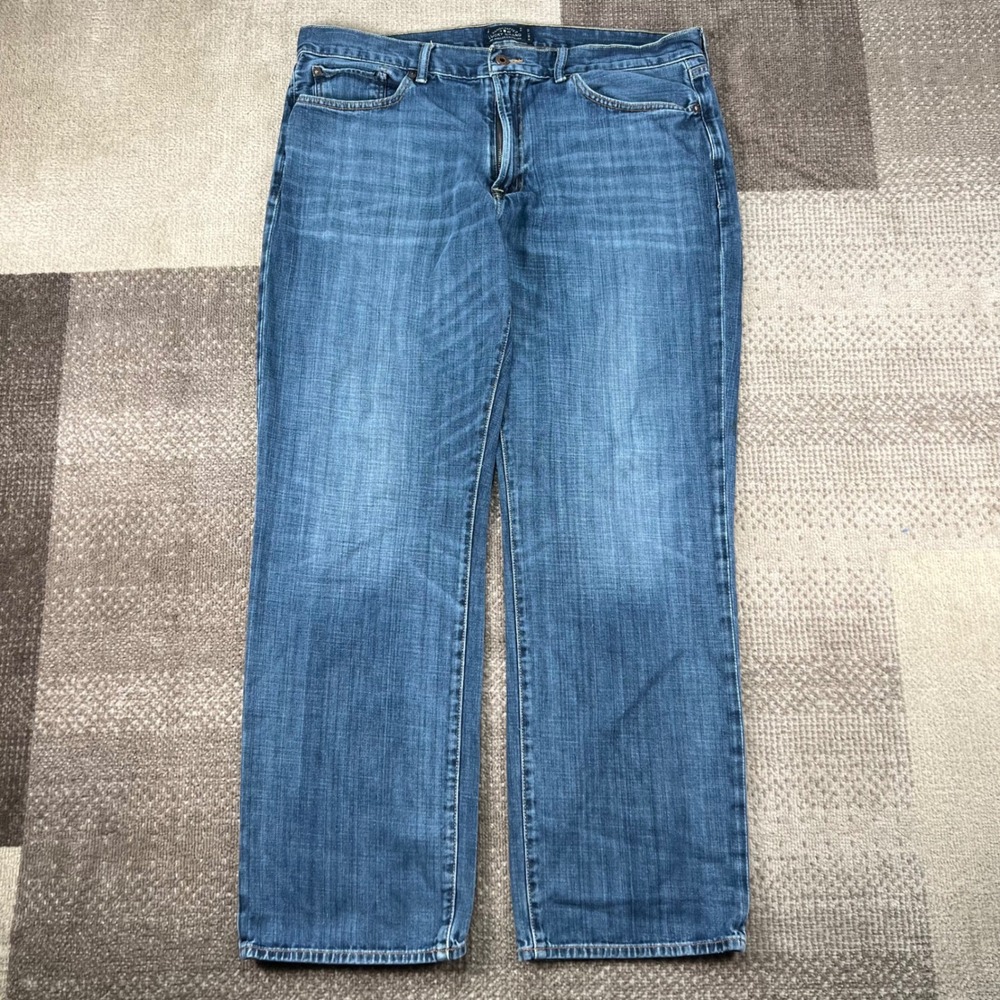Lucky Brand 361 Vintage Straight Mens Blue Denim Jeans Size 38x32 Medium Wash